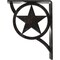 Ekena Millwork Austin Wrought Iron Bracket, (Triple center brace), Antiqued Silver 2"W x 5 1/2"D x 8"H BKTM02X05X08TAUASV - alternate 7